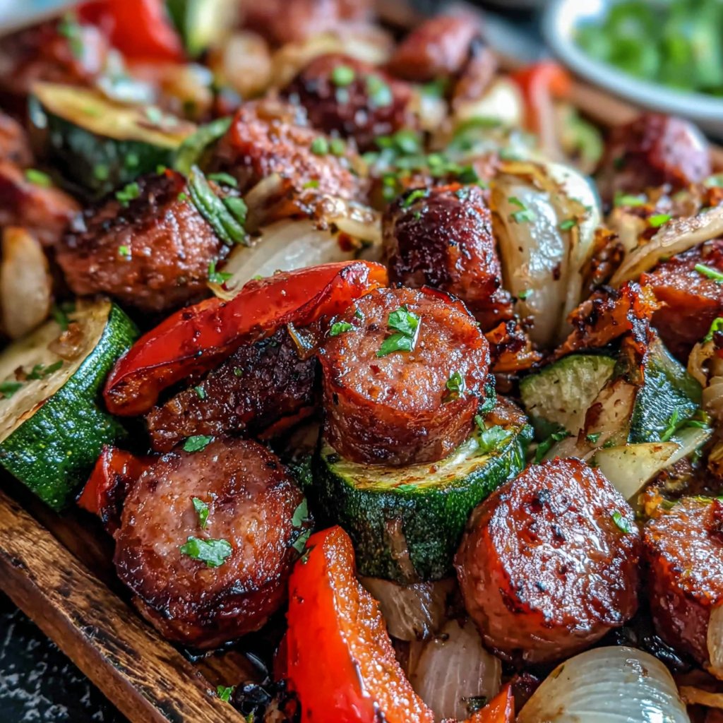 Sheet Pan Sausage And Vegetables