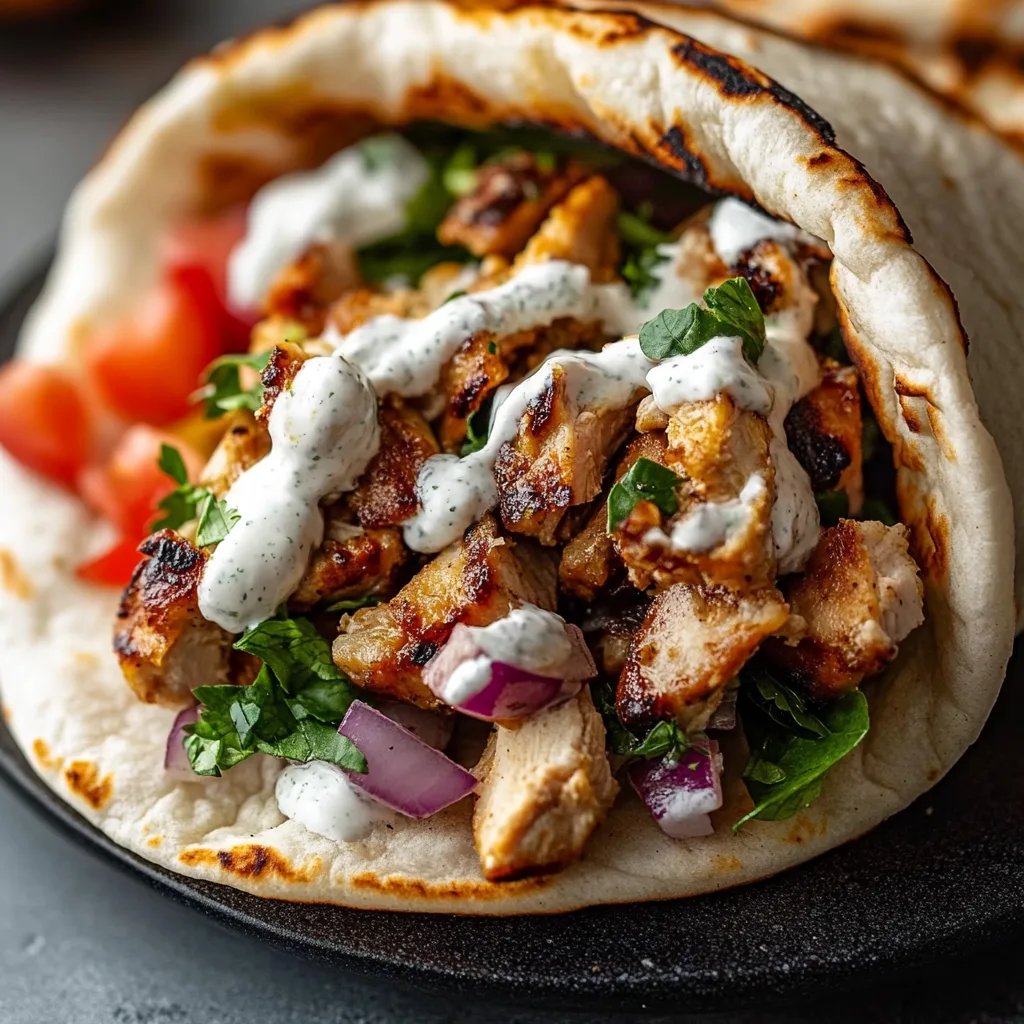 Chicken Shawarma with Garlic Sauce