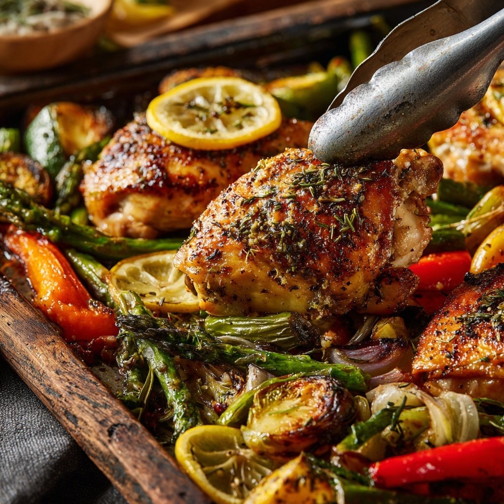 Mediterranean Chicken Sheet Pan