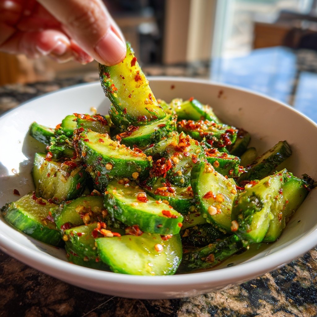 Easy Asian Cucumber Salad