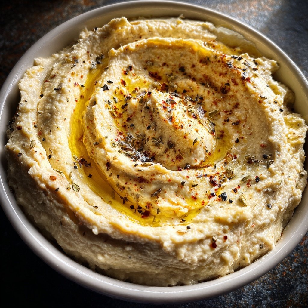 Creamy White Bean Garlic Dip