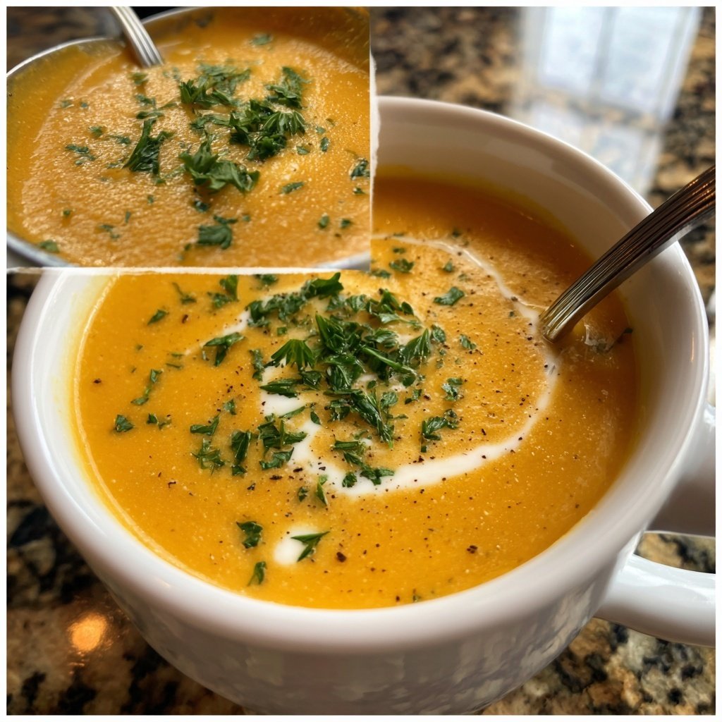 Creamy Carrot Ginger Soup