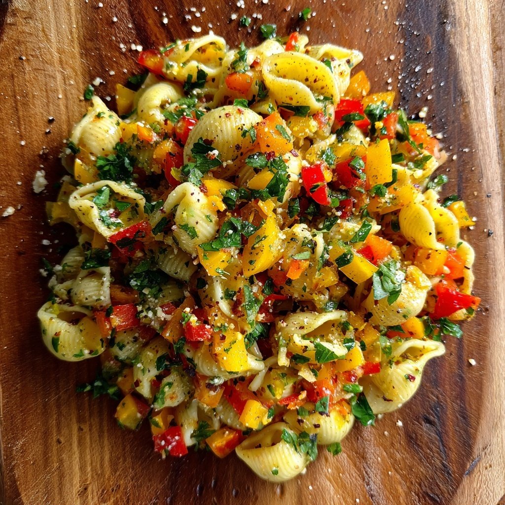 Mediterranean Pasta Salad With Herbs