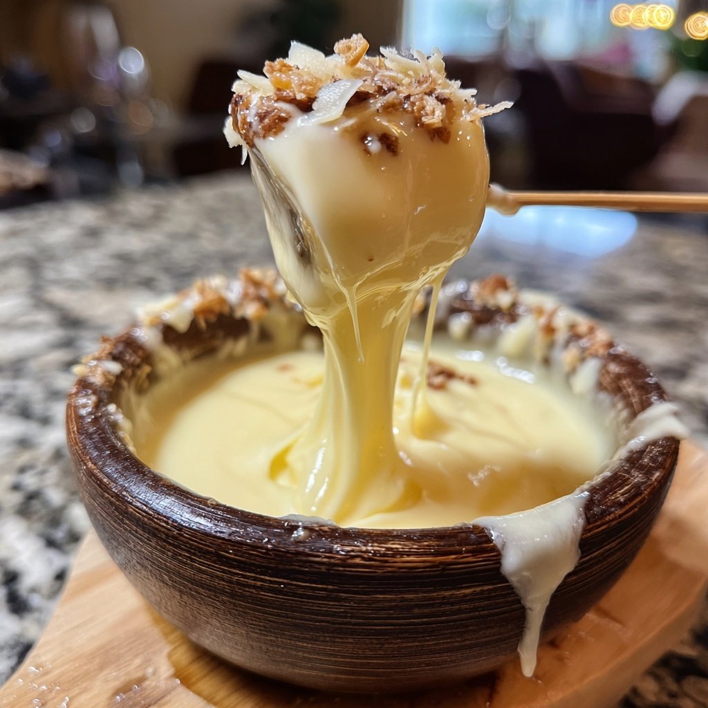Fondue with White Chocolate