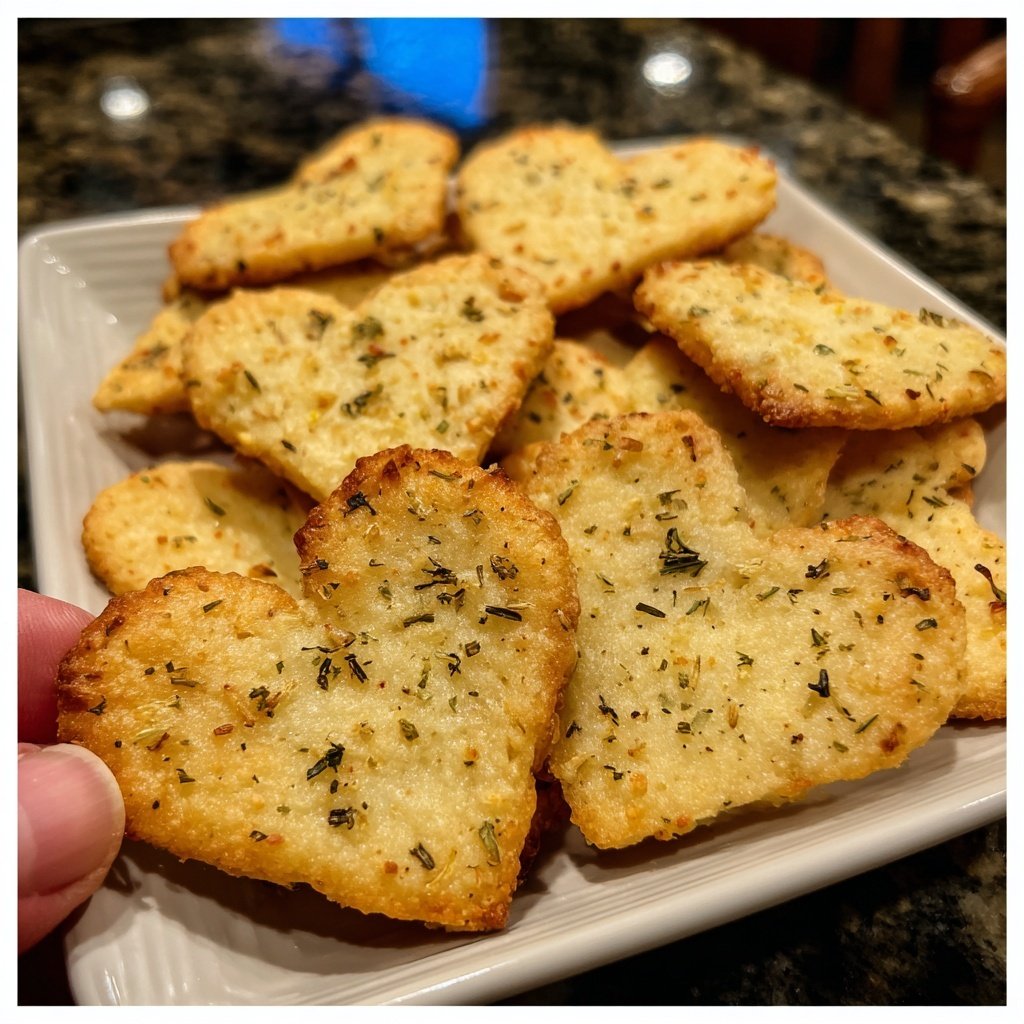 Valentines Snacks Heart Shaped Crackers