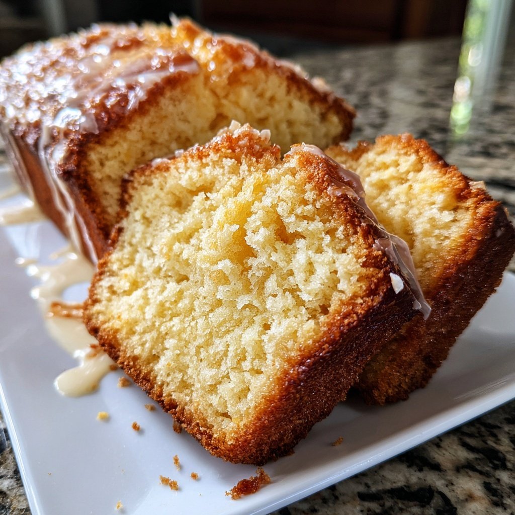Vanilla Almond Yogurt Cake