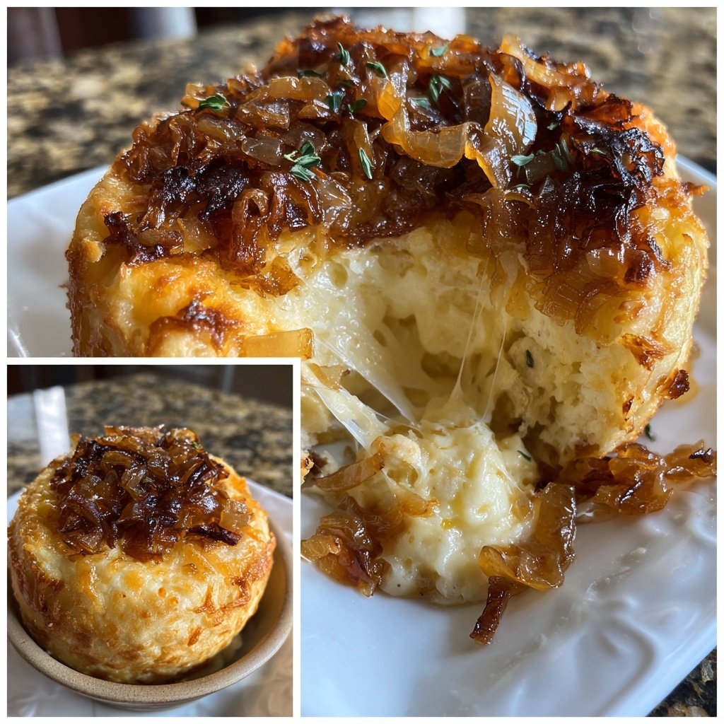 Fondue with Beer and Caramelized Onion