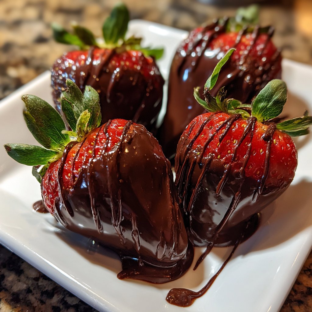 Valentine Chocolate Strawberries