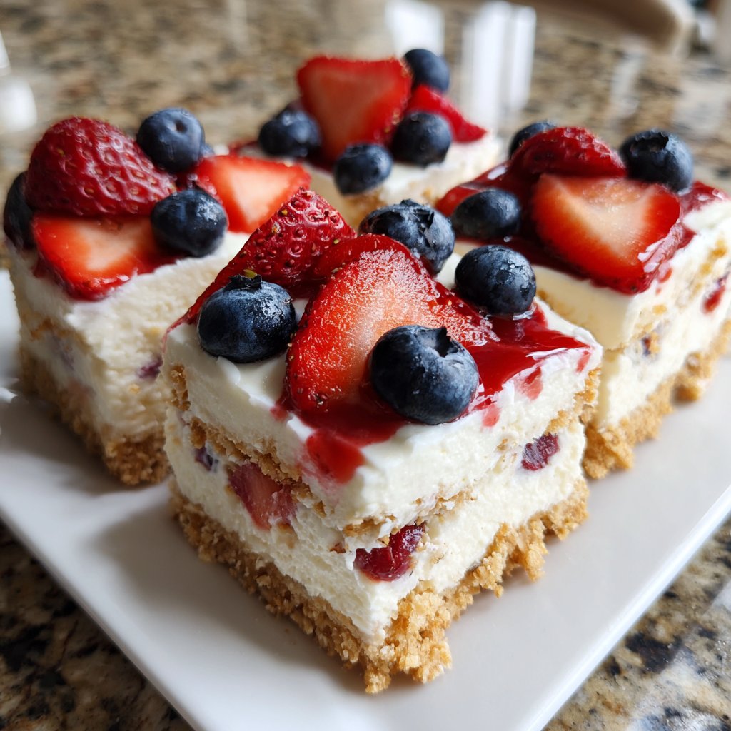 Vanilla Berry Yogurt Squares