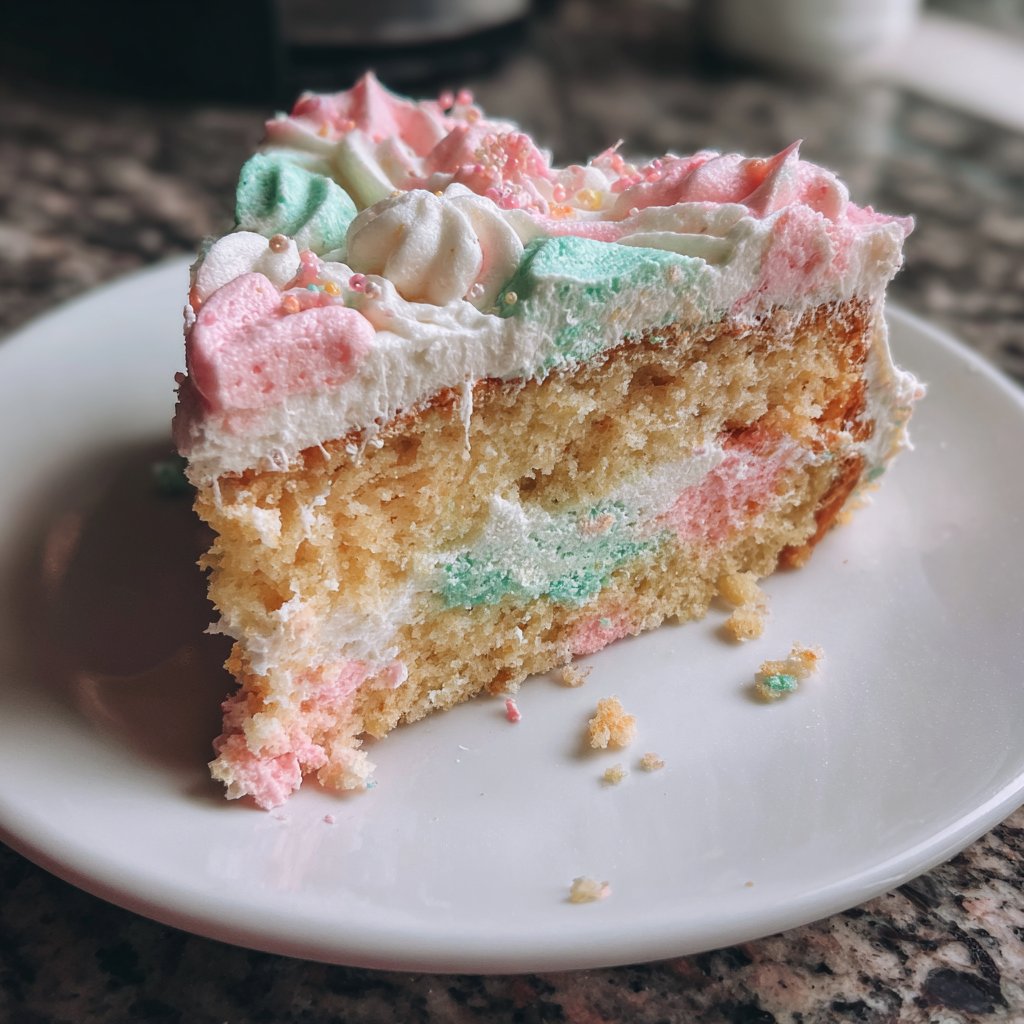 Mini Heart Cake with Pistachio Buttercream